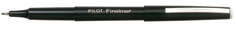 Alternativ bild 0 för Pilot Fineliner, tunn spets, svart pennkropp, svart bläck