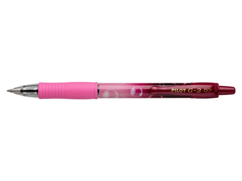 Alternativ bild 0 för Pilot Gelpenna Bubble rosa G-2 0,7 blå