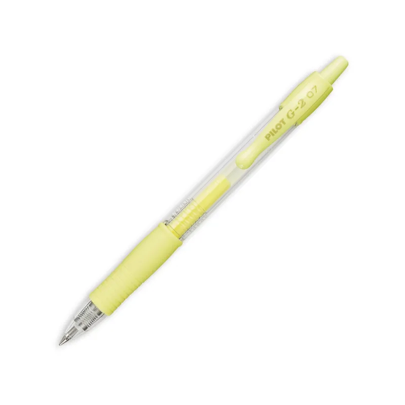 Alternativ bild 0 för Pilot Gelpenna G-2 Pastel 0,7 gul