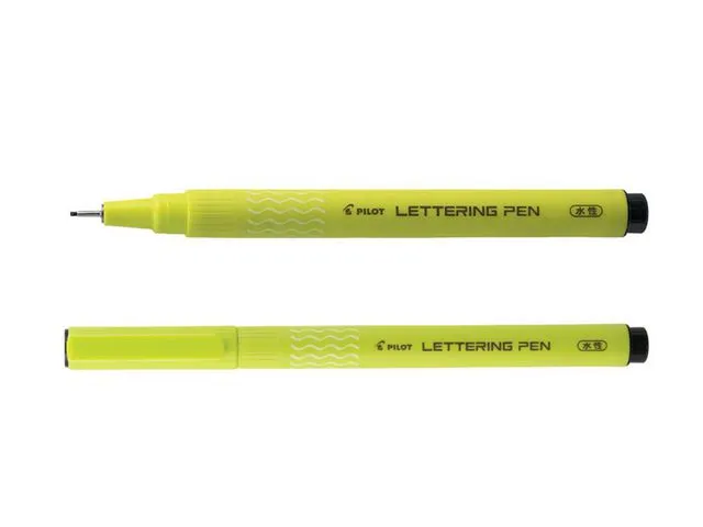 Alternativ bild 0 för Pilot Kalligrafipenna, fiberspets, 1,0 mm spets, vit pennkropp, svart bläck