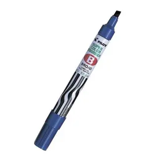 Produktfoto för Pilot Märkpenna Super Color Marker permanent, broad, snedskuren spets, blå