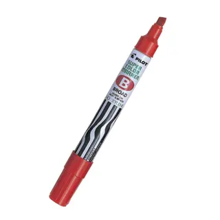 Produktfoto för Pilot Märkpenna Super Color Marker permanent, broad, snedskuren spets, röd