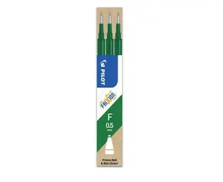 Produktfoto för Pilot Refill Frixion 0,5mm grön 3/FP