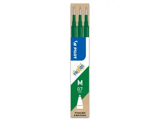 Produktfoto för Pilot Refill Frixion 0,7mm grön 3/FP
