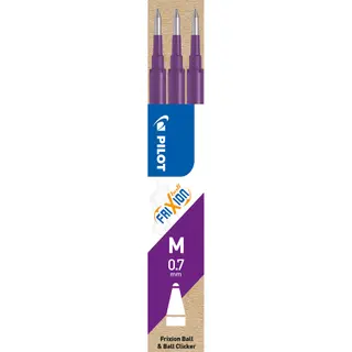 Produktfoto för Pilot Refill Frixion 0,7mm lila 3/FP
