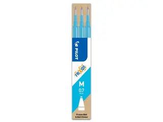 Produktfoto för Pilot Refill Frixion 0,7mm ljusblå 3/FP