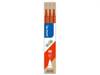 Produktfoto för Pilot Refill Frixion 0,7mm röd 3/FP