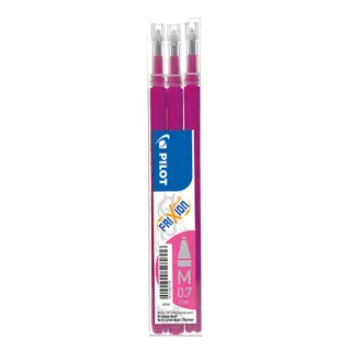 Produktfoto för Pilot Refill Frixion 0,7mm rosa 3/FP