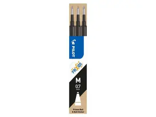 Produktfoto för Pilot Refill Frixion 0,7mm svart 3/FP