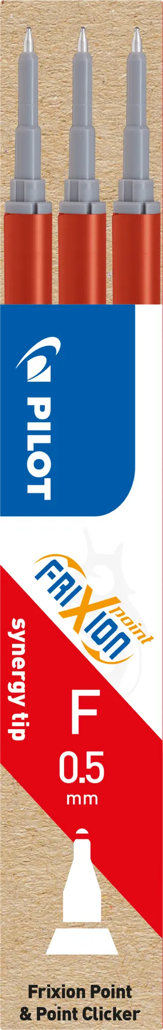 Produktfoto för Pilot Refill Frixion Syner 0,5 röd 3/FP