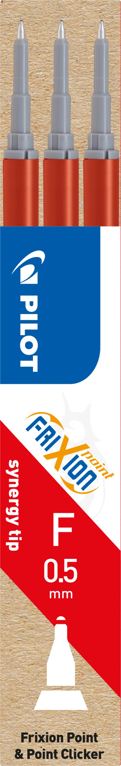 Alternativ bild 0 för Pilot Refill Frixion Syner 0,5 röd 3/FP