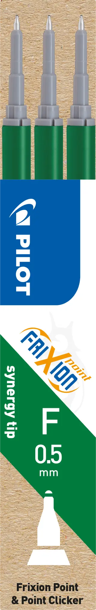 Produktfoto för Pilot Refill FriXion Synergy 0,5 mm grönt bläck