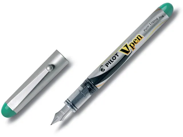 Alternativ bild 0 för Pilot Reservoarpenna Vpen, mediumspets, grön