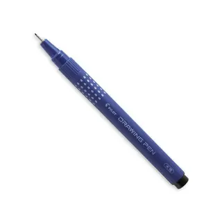 Produktfoto för Pilot Ritpenna, Fineliner, rita, 0,5 mm spets, svart pennkropp, svart bläck