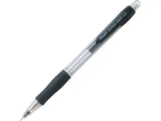 Produktfoto för Pilot Stiftpenna, Super Grip, 0,5 mm HB-stift, pennkropp med greppzon, svart