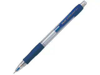 Produktfoto för Pilot Stiftpenna, Super Grip, 0,7 mm HB-stift, pennkropp med greppzon, Blå