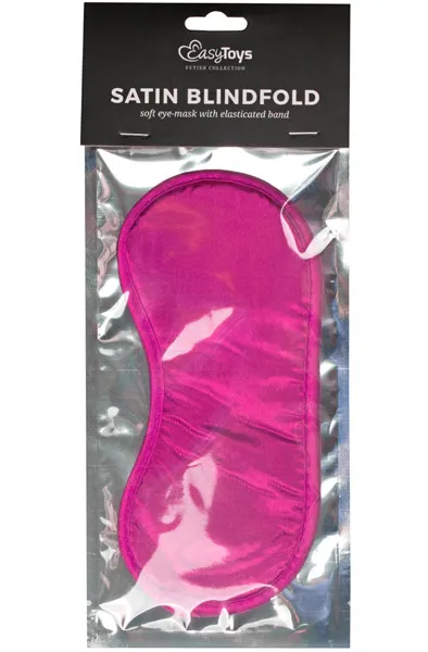 Bild 2 för Pink Satin Eye Mask