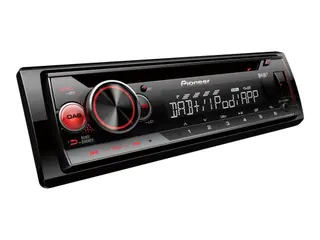 Produktfoto för Pioneer DEH-S410DAB - Bil - CD-mottagare - in-streck - Enkel-DIN - 50 W x 4