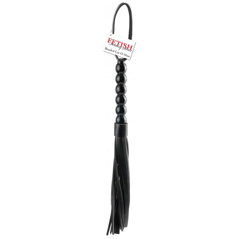Alternativ bild 0 för Pipedream Fetish Fantasy: Beaded Cat-O-Nine Tails, svart