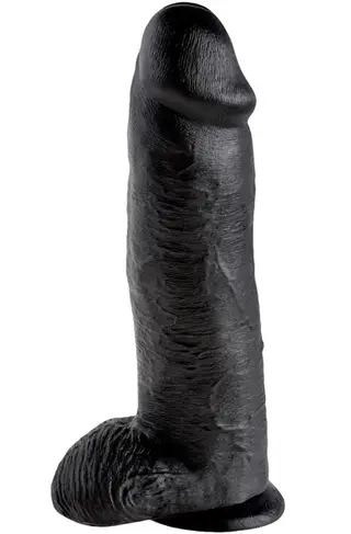 Produktfoto för Pipedream King Cock With Balls Black 30,5 cm