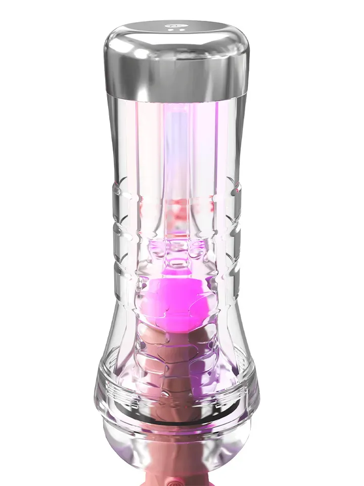 Bild 2 för Pipedream PDX Elite: ViewTube XXL, See-Thru LED Stroker