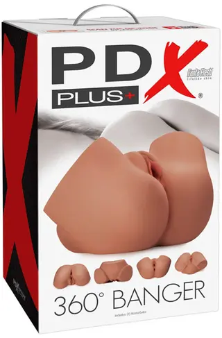 Produktfoto för Pipedream PDX Plus: 360 Banger Masturbator, mörk