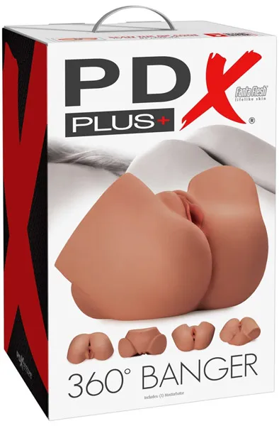 Bild 1 för Pipedream PDX Plus: 360 Banger Masturbator, mörk