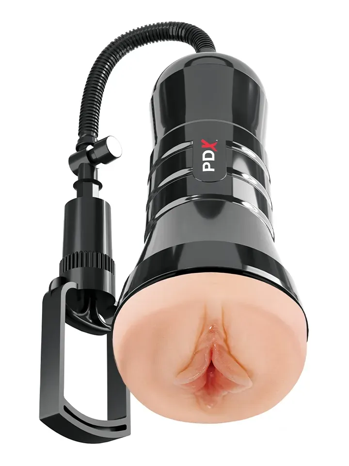 Bild 1 för Pipedream Wet Pussies:  Super Sucker XXL, Self-Lubricating Stroker