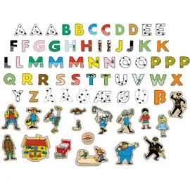 Produktfoto för Pippi Långstrump Magnetbokstäver + figurer