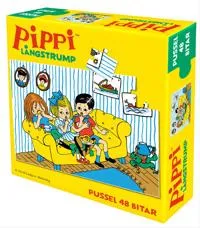 Alternativ bild 0 för Pippi Långstrump Minipussel 48 bitar