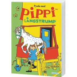 Produktfoto för Pippi Långstrump Pysselbok med klistermärken