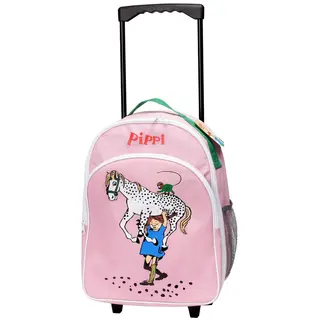Produktfoto för Pippi Långstrump Rullväska (Rosa)