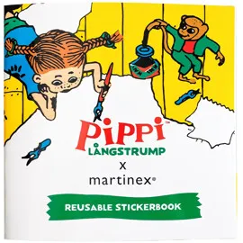 Alternativ bild 0 för Pippi Långstrump Stickerbok
