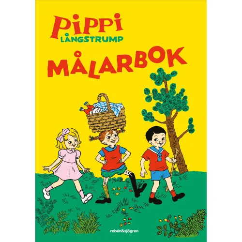 Alternativ bild 0 för Pippi Målarbok Måla din egen väggplansch