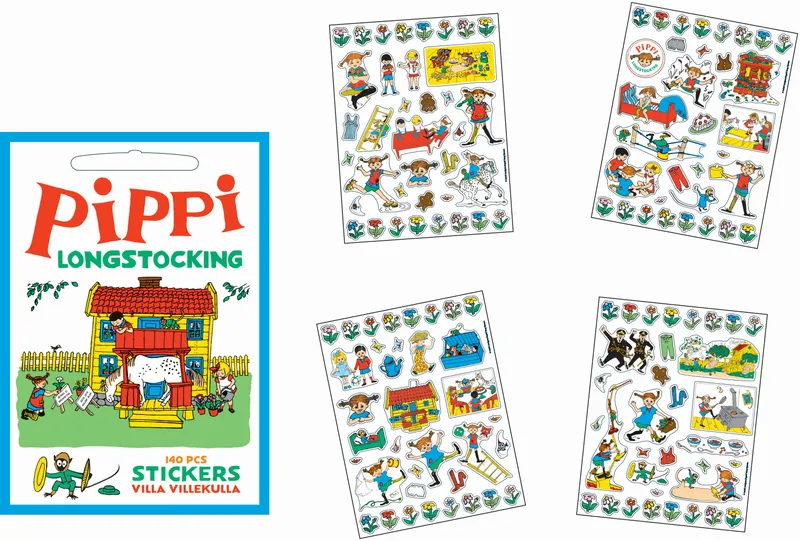 Alternativ bild 0 för Pippi Stickers Villa Villekulla w. 140 sticker