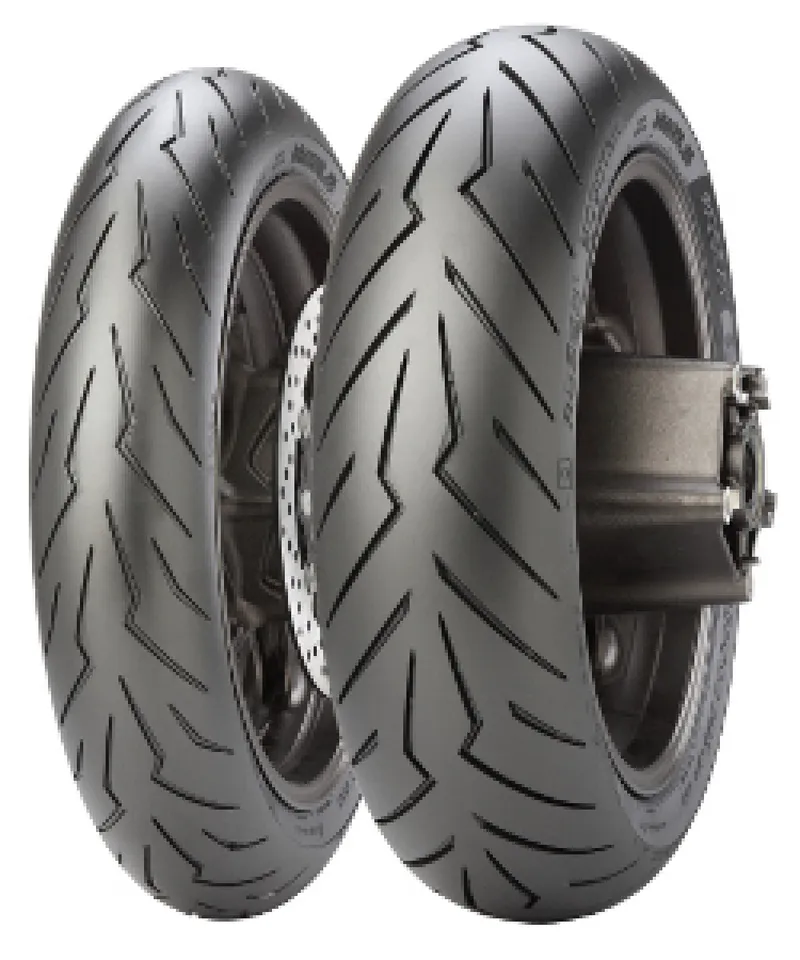 Bild 2 för Pirelli Diablo Rosso Scooter ( 160/60 R14 TL 65H Bakhjul, M/C )