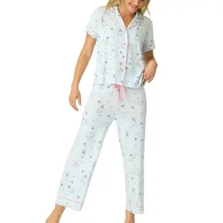 Produktfoto för PJ Salvage Paws And Breathe Pyjama Blå Mönstrad Small Dam