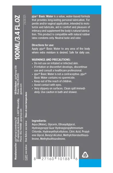 Bild 2 för Pjur BASIC WATERBASED 100 ml