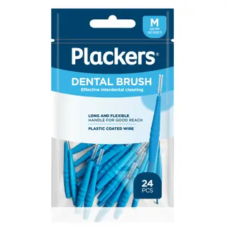 Produktfoto för Plackers Dental Brush M 0,6 Mellanrumsborstar 24 st