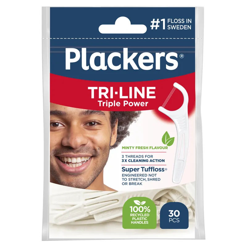Bild 2 för Plackers Tri-line 30-pack