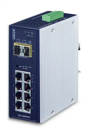 Produktfoto för PLANET switch - 10 porte - Administreret