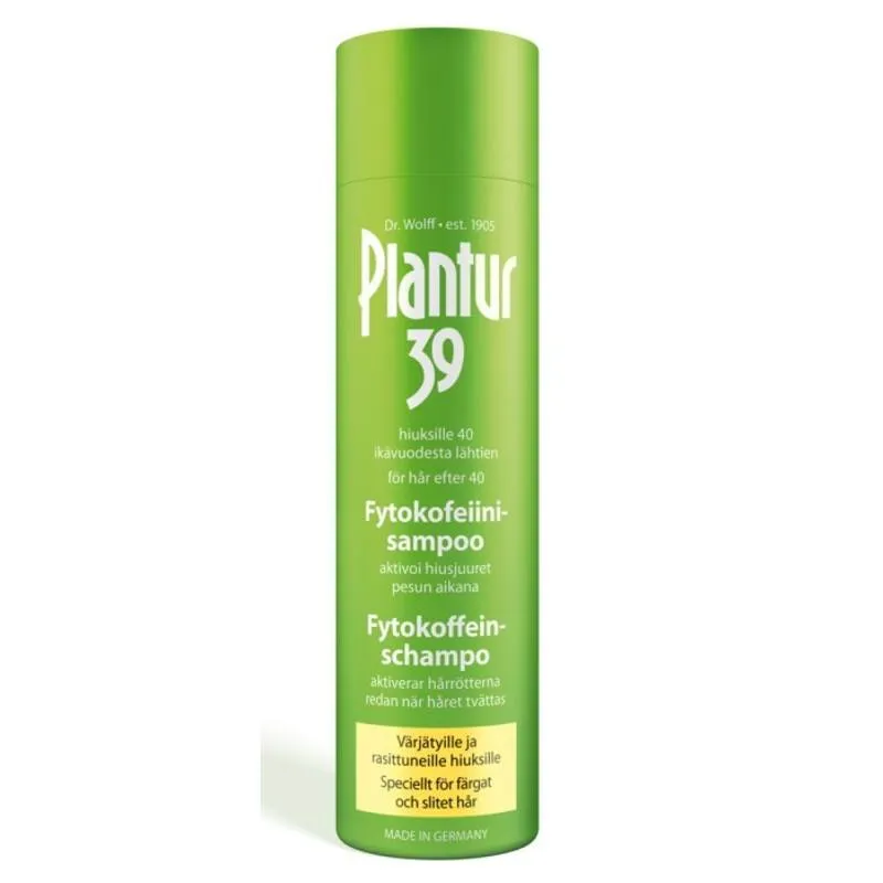 Bild 1 för Plantur 39 Fytokoffein Schampo färgat hår 250 ml