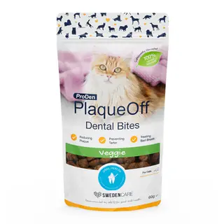 Produktfoto för PlaqueOff Dental Bites katt 60g