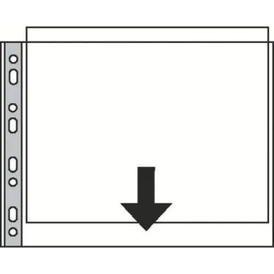 Alternativ bild 0 för Plastfickor A3 Esselte 55230 0,08mm landskap med prägling - (50 st.)