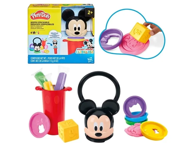 Alternativ bild 0 för Play-Doh Disney Musse Pigg Happy Stackable - Play-Doh -  Leksaksaffären
