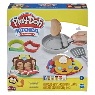Produktfoto för Play-Doh Kitchen Creations Flip 'n Pancakes-lekset