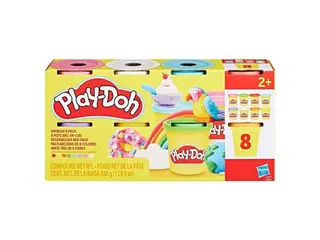Produktfoto för Play-Doh Rainbow 8 Pack Solid 680G