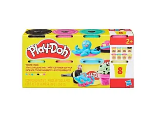 Produktfoto för Play-Doh Vibrant 8 Pack Solid 680G