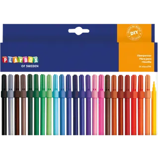 Produktfoto för PLAYBOX Fiberpenna 24/FP