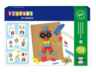 Produktfoto för PLAYBOX Spikmosaik 210 delar